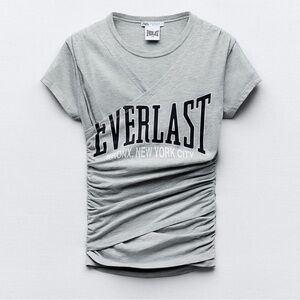 Zara x Everlast Draped T-Shirt